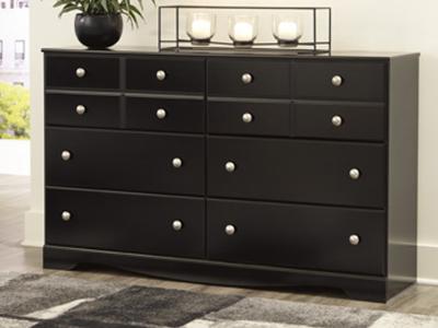 Ashley Furniture Mirlotown Six Drawer Dresser B2711-31 Almost Black