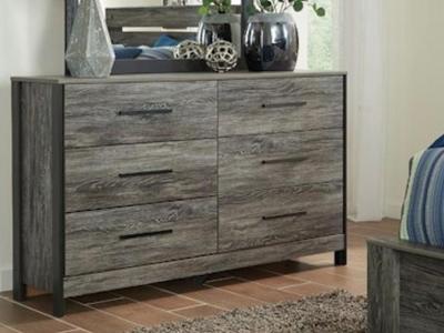 Ashley Furniture Cazenfeld Six Drawer Dresser B227-31 Black/Gray