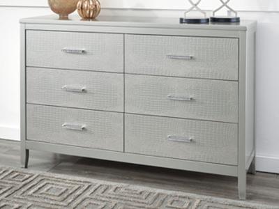Ashley Furniture Olivet Dresser B560-31 Silver