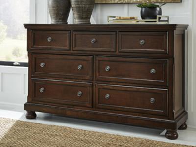 Ashley Furniture Porter Dresser B697-31 Rustic Brown