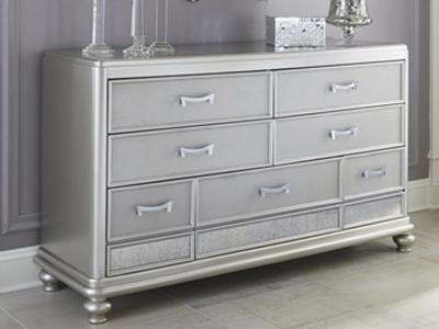 Ashley Furniture Coralayne Dresser B650-31 Silver