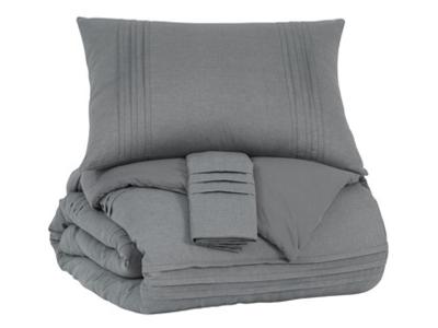 Ashley Furniture Mattias King Comforter Set Q377003K Gray