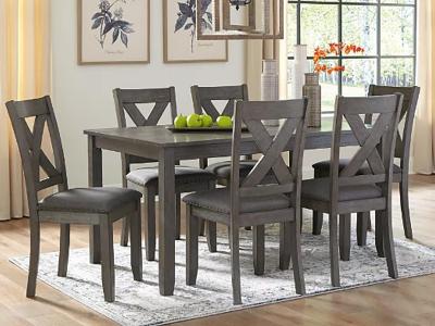 Ashley Furniture Caitbrook RECT DRM Table Set (7/CN) D388-425 Gray