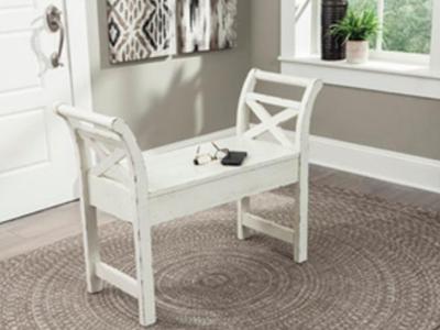 Ashley Furniture Heron Ridge Accent Bench A4000036 White