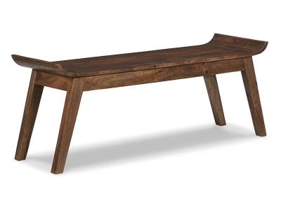 Ashley Furniture Abbianna Accent Bench A3000629 Medium Brown