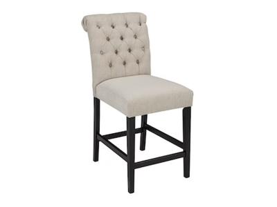 Ashley Furniture Tripton Upholstered Barstool (2/CN) D530-124 Linen