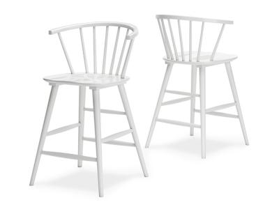 Ashley Furniture Grannen Barstool (2/CN) D407-124 White