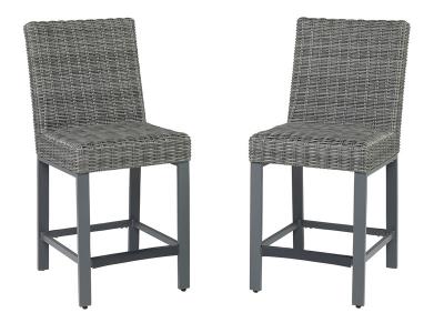 Ashley Furniture Palazzo Tall Barstool (2/CN) P520-130 Gray