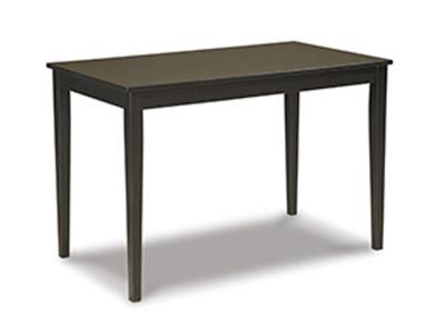 Ashley Furniture Kimonte Rectangular Dining Room Table D250-25 Dark Brown
