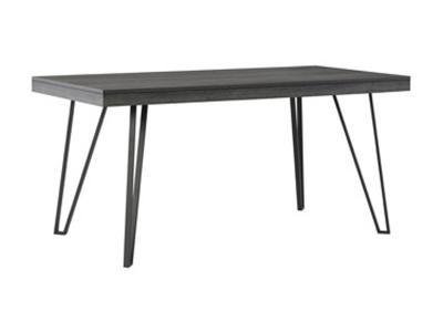 Ashley Furniture Strumford Rectangular Dining Room Table D449-25 Charcoal/Black