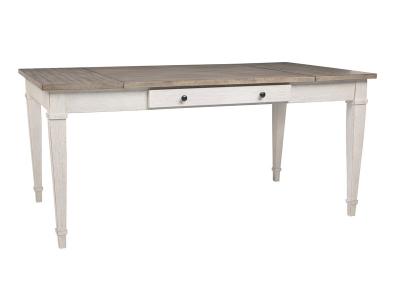 Ashley Furniture Skempton RECT DRM Table w/Storage D394-25 White/Light Brown