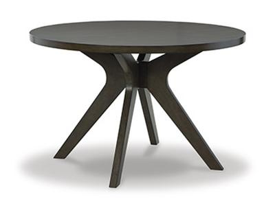 Ashley Furniture Wittland Round Dining Room Table D374-15 Dark Brown