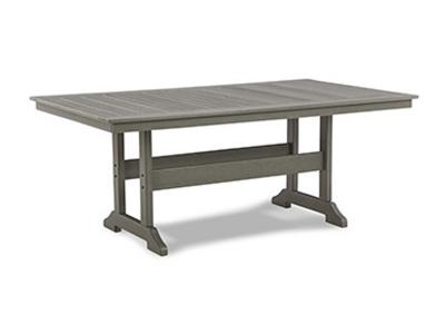 Ashley Furniture Visola RECT Dining Table w/UMB OPT P802-625 Gray