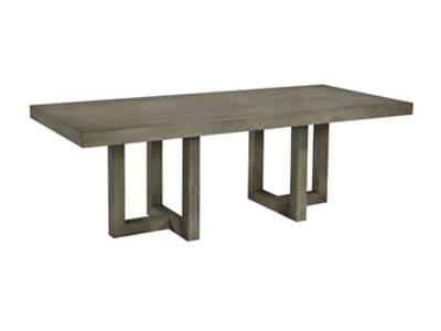 Ashley Furniture Anibecca Rectangular Dining Room Table D970-25 Gray