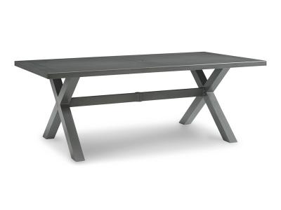 Ashley Furniture Elite Park RECT Dining Table w/UMB OPT P518-625 Gray
