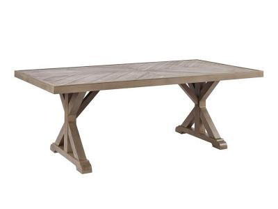 Ashley Furniture Beachcroft RECT Dining Table w/UMB OPT P791-625 Beige