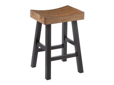 Ashley Furniture Glosco Stool (2/CN) D548-024 Medium Brown/Dark Brown