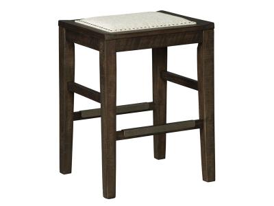 Ashley Furniture Hallishaw Upholstered Stool (1/CN) D498-024 Dark Brown