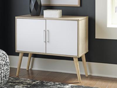 Ashley Furniture Orinfield Accent Cabinet A4000396 Natural/White