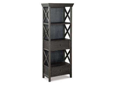 Ashley Furniture Tyler Creek Display Cabinet D736-76 Black/Gray