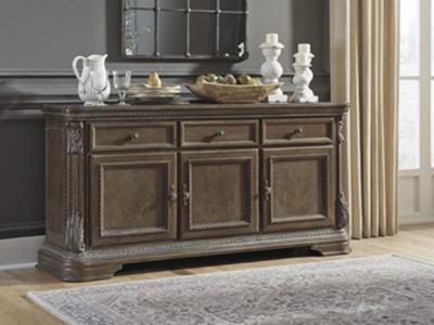Ashley Furniture Charmond Dining Room Buffet D803-80 Brown