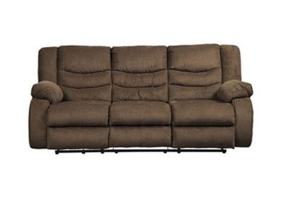 Ashley Furniture Tulen Reclining Sofa 9860588 Chocolate