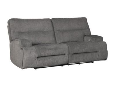 Ashley Furniture Coombs 2 Seat Reclining Power Sofa 4530247 Charcoal