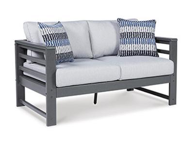 Ashley Furniture Amora Sofa with Cushion P417-838 Charcoal Gray