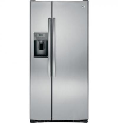 33" GE 23.2 Cu. Ft. Side-By-Side Refrigerator - GSS23GSKSS