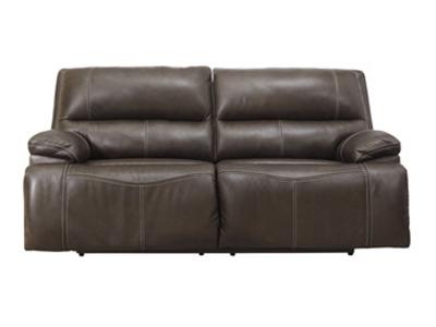 Ashley Furniture Ricmen 2 Seat PWR REC Sofa ADJ HDREST U4370147 Walnut