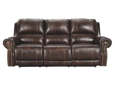 Ashley Furniture Buncrana PWR REC Sofa with ADJ Headrest U8460415 Chocolate