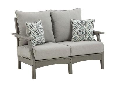 Ashley Furniture Visola Loveseat w/Cushion P802-835 Gray
