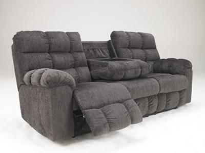 Ashley Furniture Acieona REC Sofa w/Drop Down Table 5830089 Slate