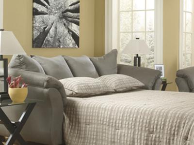Ashley Furniture Darcy Full Sofa Sleeper 7500536 Cobblestone