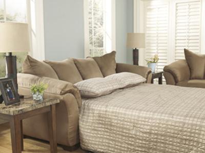 Ashley Furniture Darcy Full Sofa Sleeper 7500236 Mocha