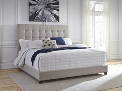 Ashley Furniture Dolante King Upholstered Bed B130-582 Beige
