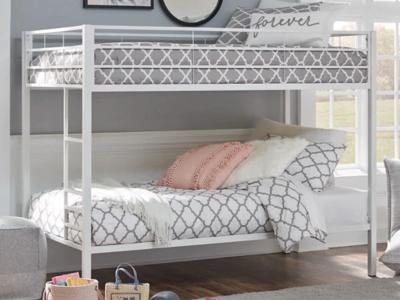 Ashley Furniture Broshard Twin/Twin Metal Bunk Bed B075-259 White