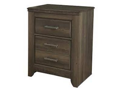 Ashley Furniture Juararo Two Drawer Night Stand B251-92 Dark Brown