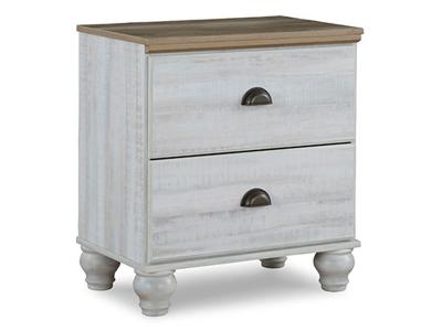 Ashley Furniture Haven Bay Two Drawer Night Stand B1512-92 Two-tone