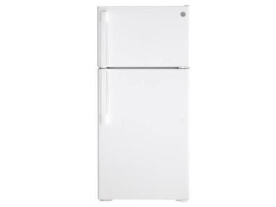 28" GE 15.6 Cu. Ft. Top-Freezer Refrigerator With Energy Star Certified - GTE16DTNRWW