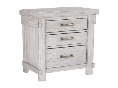 Ashley Furniture Brashland Three Drawer Night Stand B740-93 White