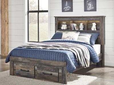 Ashley Furniture Drystan Full Bookcase Headboard B211-85 Multi