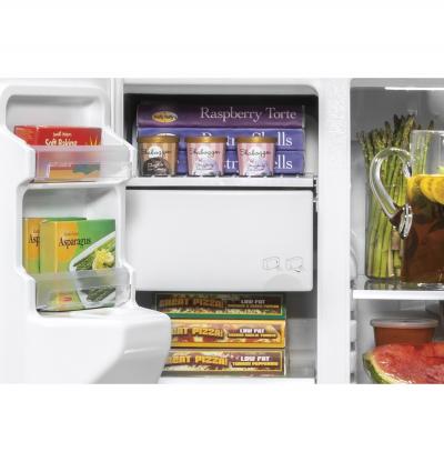 36" GE 25.1 Cu. Ft. Side-By-Side Refrigerator In Stainless Steel - GSS25IYNFS