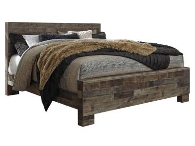 Ashley King Size Derekson 3 Piece Bed in Brown - B200B11