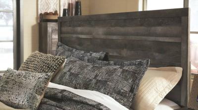 Ashley Queen Size Wynnlow 3 Piece Panel Bed in Dark Gray - B440B2