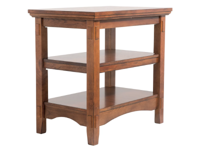 Ashley Furniture Cross Island Chairside End Table T719-7  Medium Brown