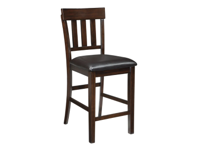 Ashley Haddigan 2 Bar Stools - Dark Brown - PKG000160