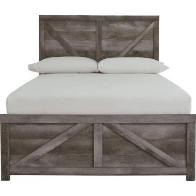 Ashley Full Size Wynnlow 3 Piece Panel Bed in Dark Gray - B440B17