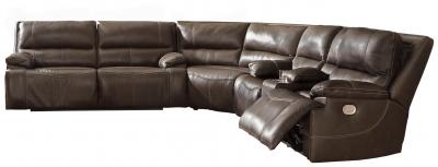 Ashley Ricmen 3 Piece Power Reclining Sectional Putty - U43701S1