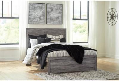 Ashley Bronyan Queen Panel Bed in Dark Gray - B1290B2